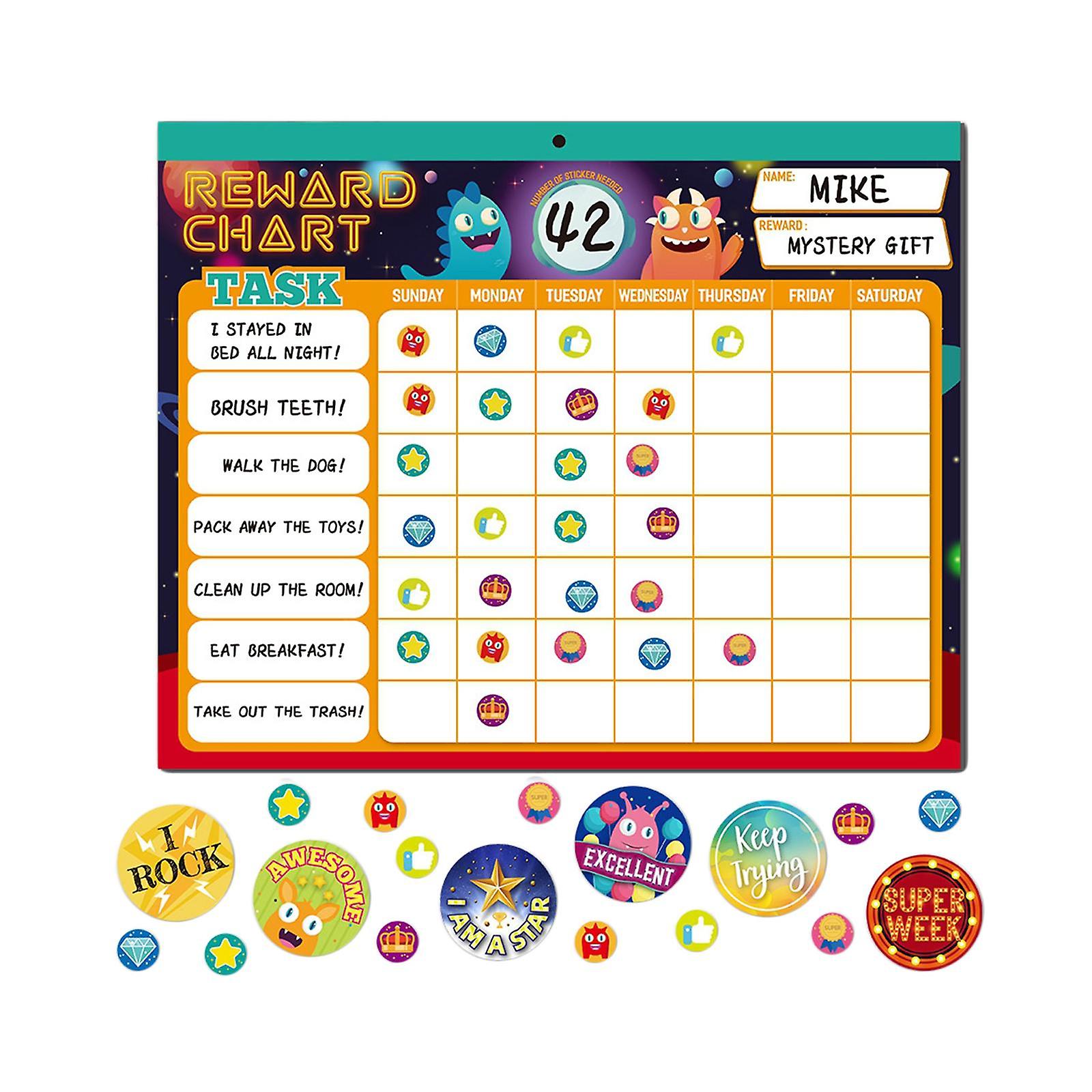 Routine Tasks Chores Pocket Chore Charts For School Incentive Responsibility