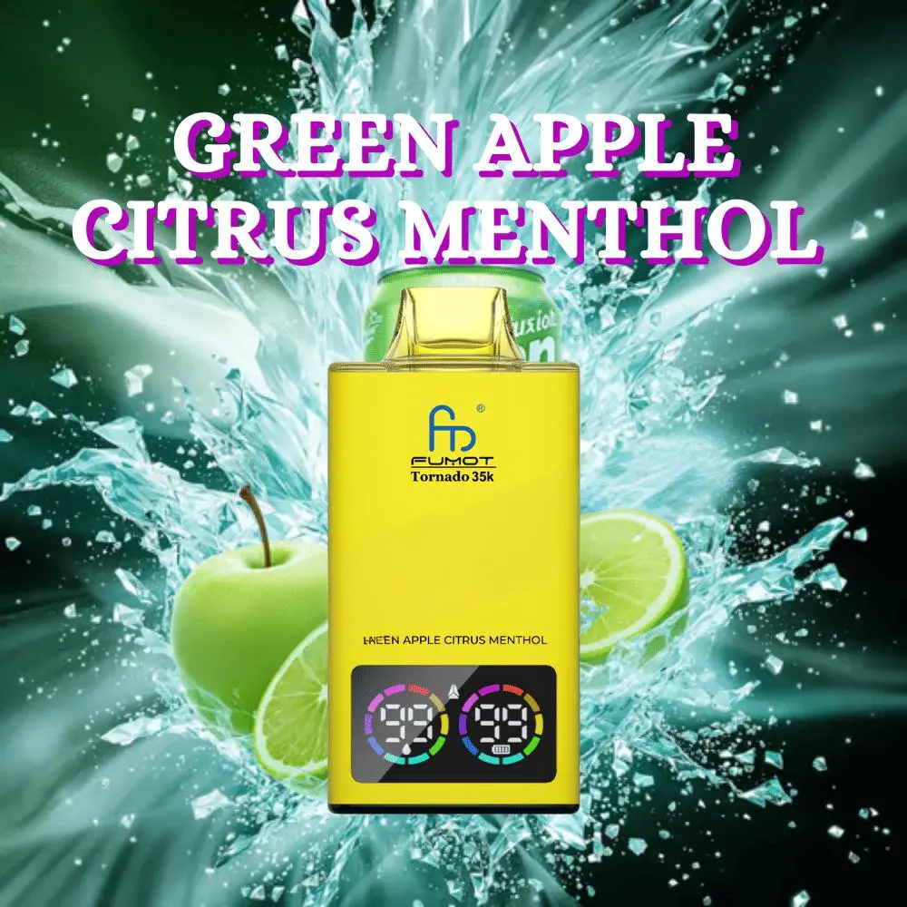 Fumot Tornado 35K - Green Apple Citrus Menthol