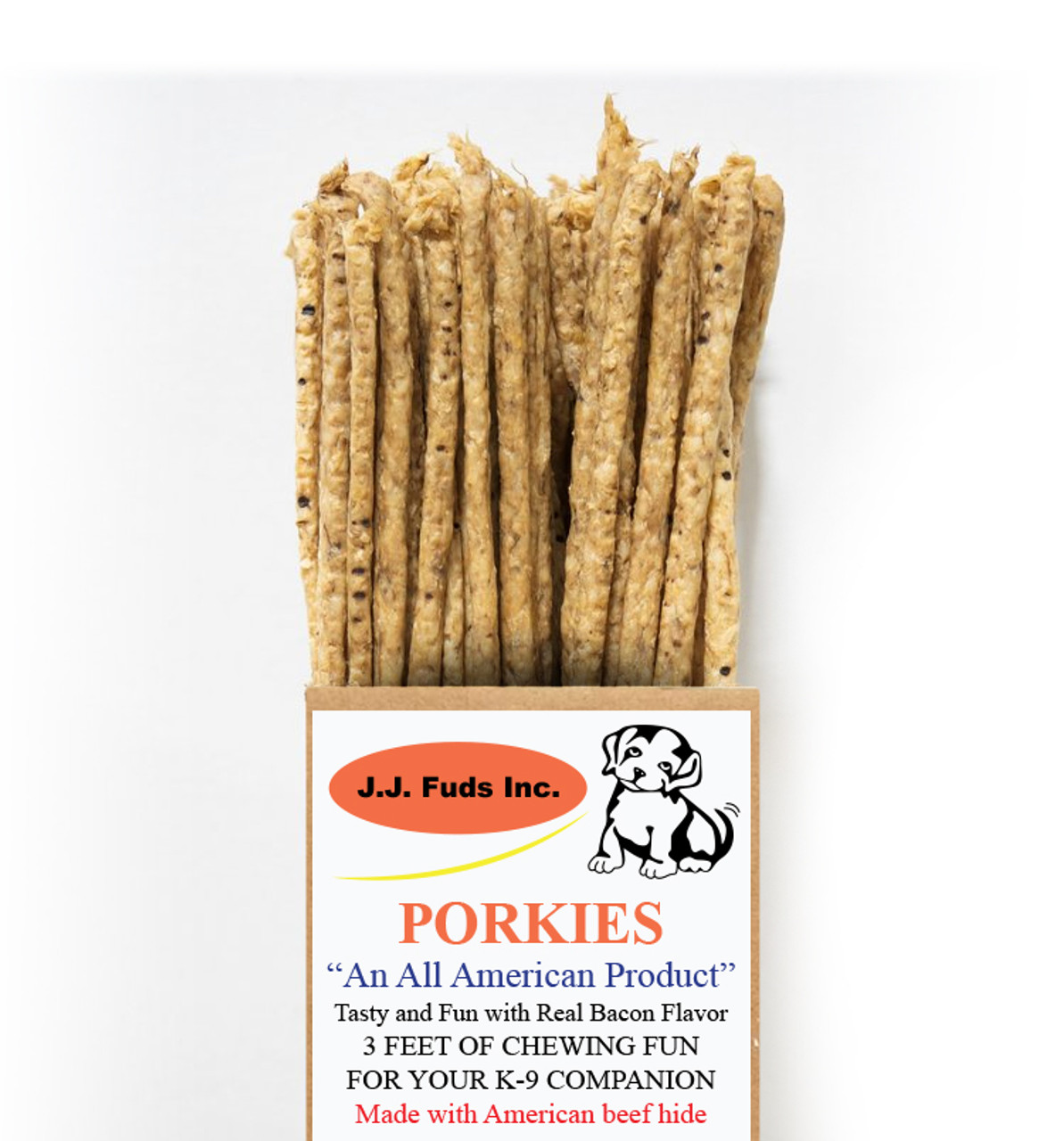 All Natural Porkies Jerky Joystick， 36