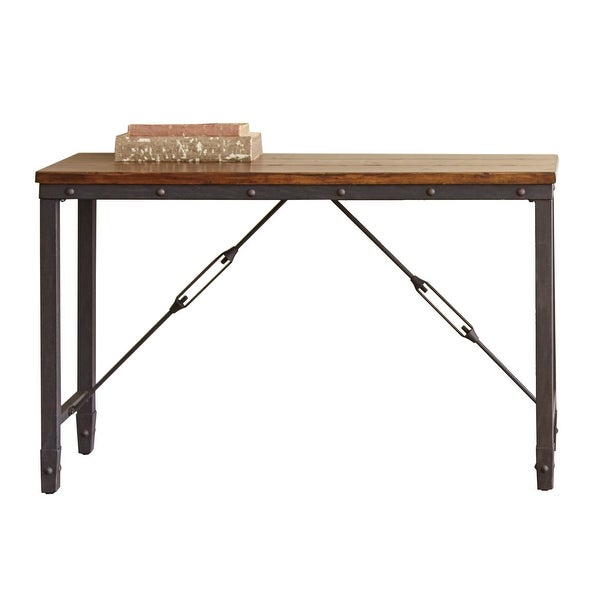 Carbon Loft Gatling Natural Industrial Sofa Table