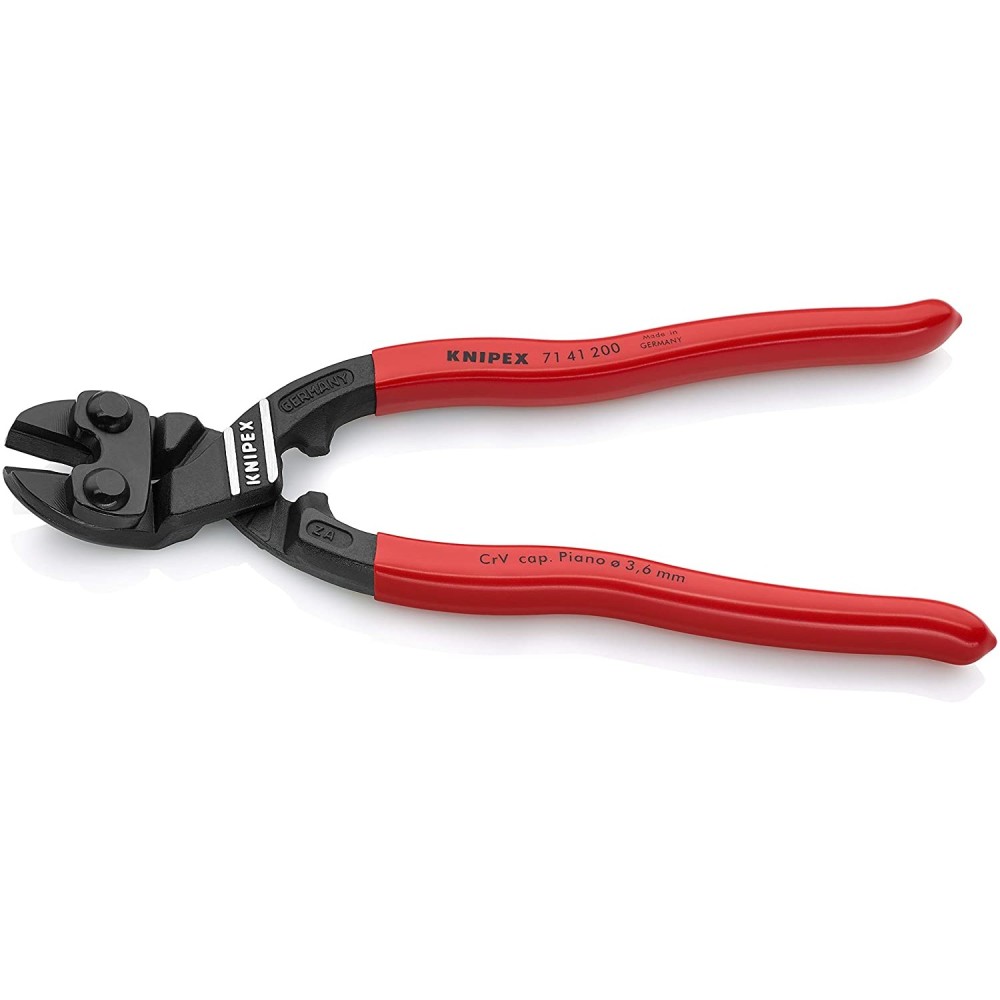 Knipex Bolt Cutter 20 Degree Cobolt Compact 200mm