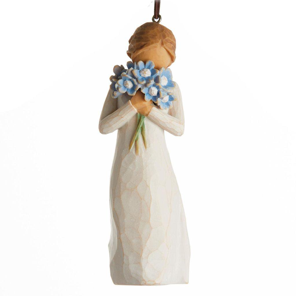 Willow Tree  Forget-Me-Not Ornament