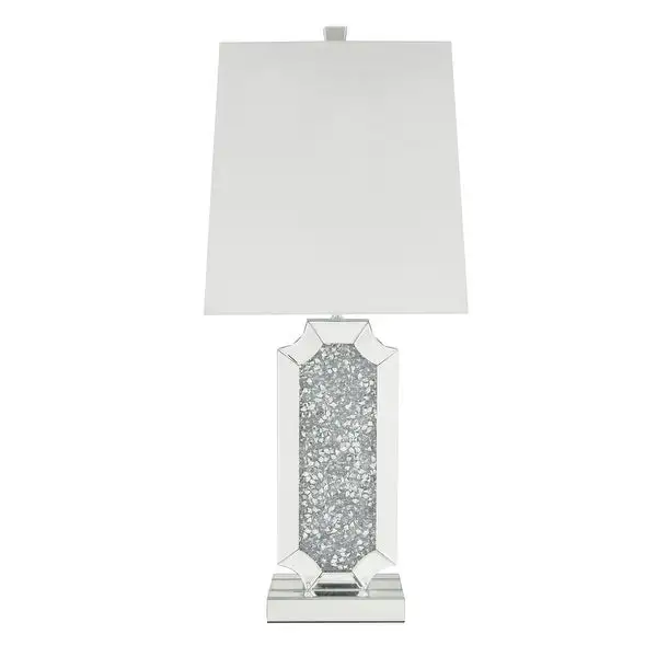 Noralie Table Lamp in Mirrored and Faux Diamonds