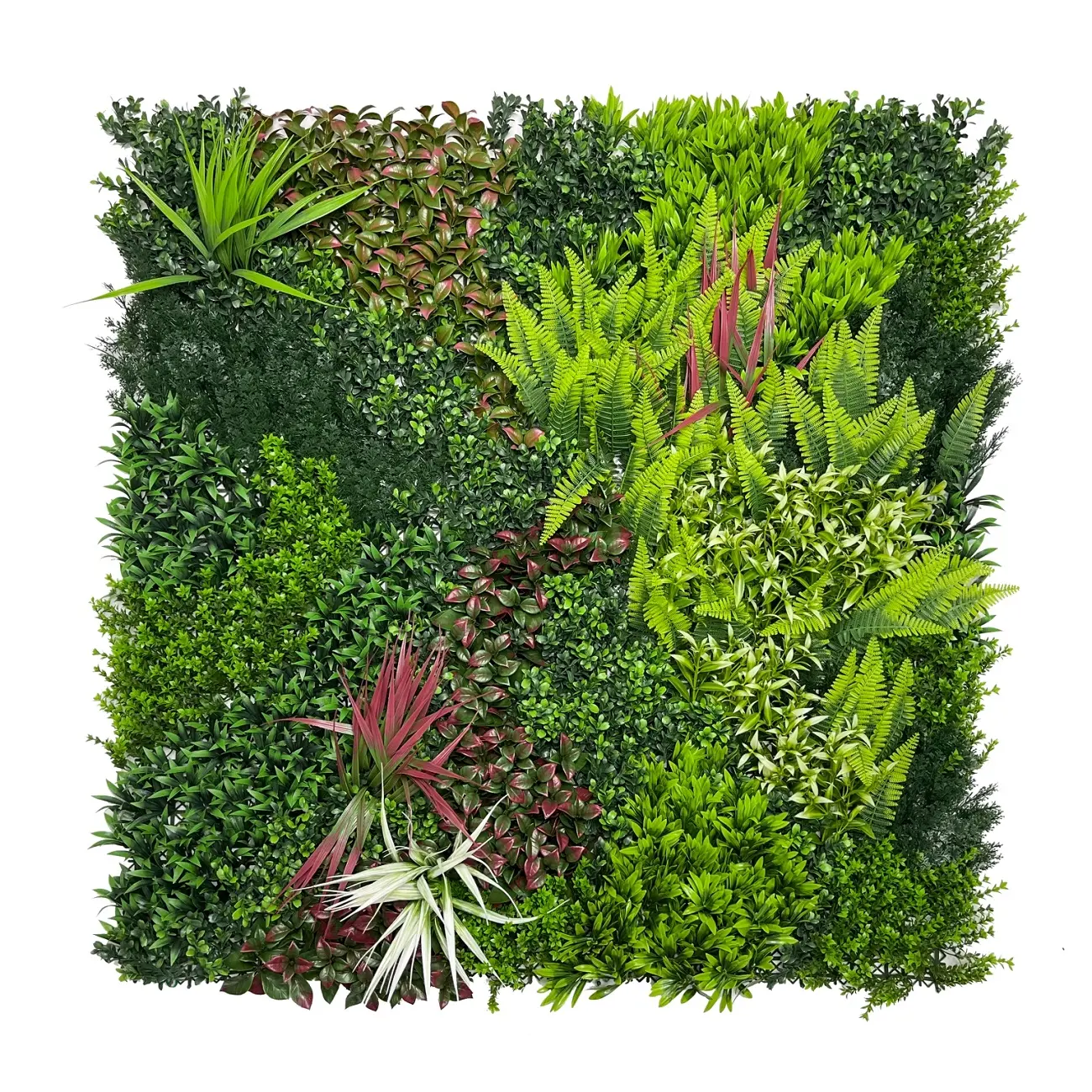 Linwoo Garden Supplies Vertical Panel Green Foliage Plant Hedge Boxwood Artificial Grass Wall For Wall Covering