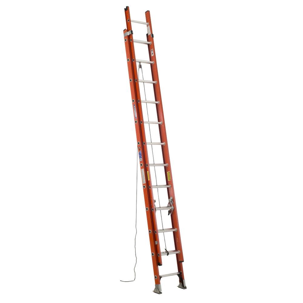 Werner Type IA Fiberglass D-Rung Extension Ladder 24'