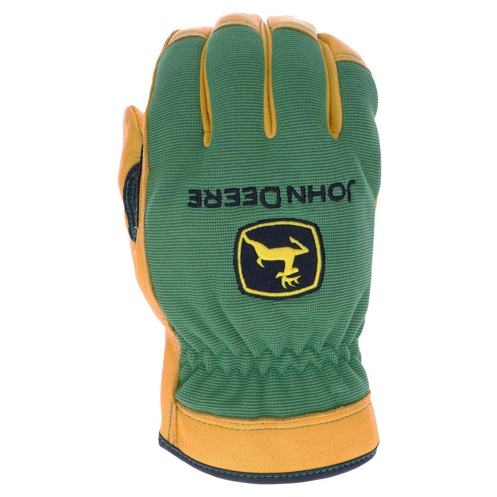 John Deere Grain Deerskin X-Large Driver Gloves JD00008XL