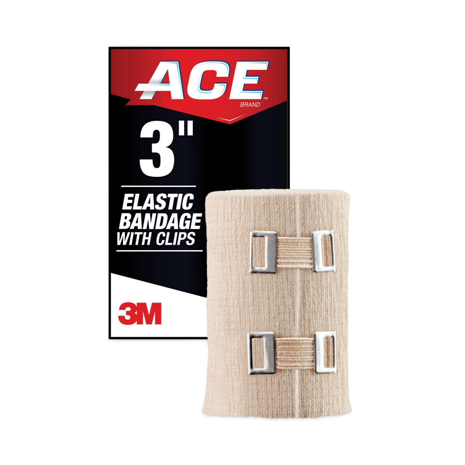 Elastic Bandage with E-Z Clips by ACEandtrade; MMM207314