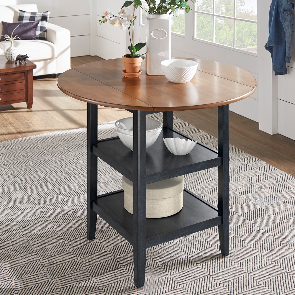 Eleanor Round Counter height Drop leaf Table by iNSPIRE Q Classic