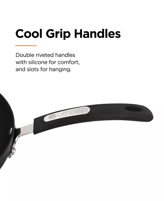 Othello Hard Anodized Frying Pans Nonstick Set 2 Piece