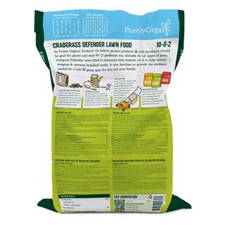 Purely Organic Products 15 lbs. Crabgrass Defender Lawn Food 10-0-2 Covers 3000 sq. ft. POP-CRAB1002