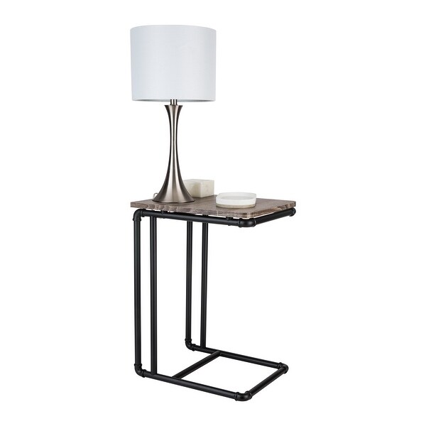 Organize It All Pipe Line End Table - 16.00 x 20.00 x 27.50