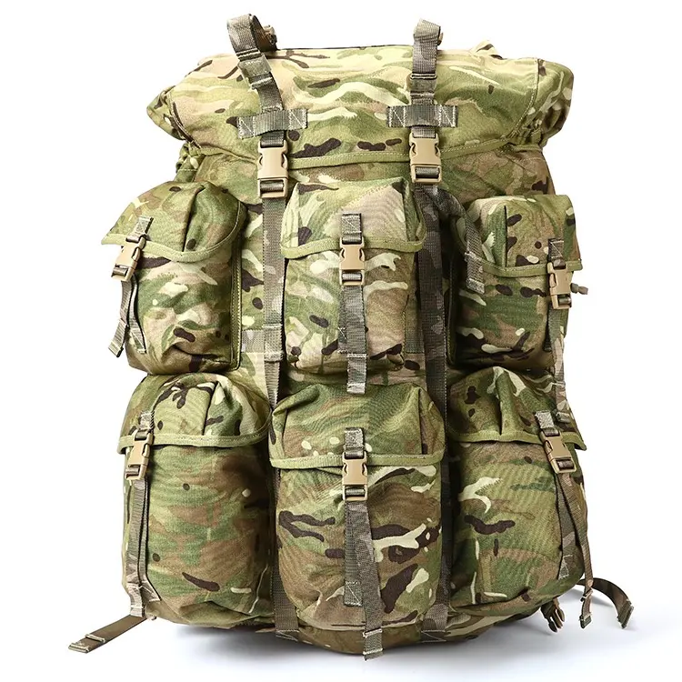 Camo Safari Camping Hike Digital Woodland outdoor backpack