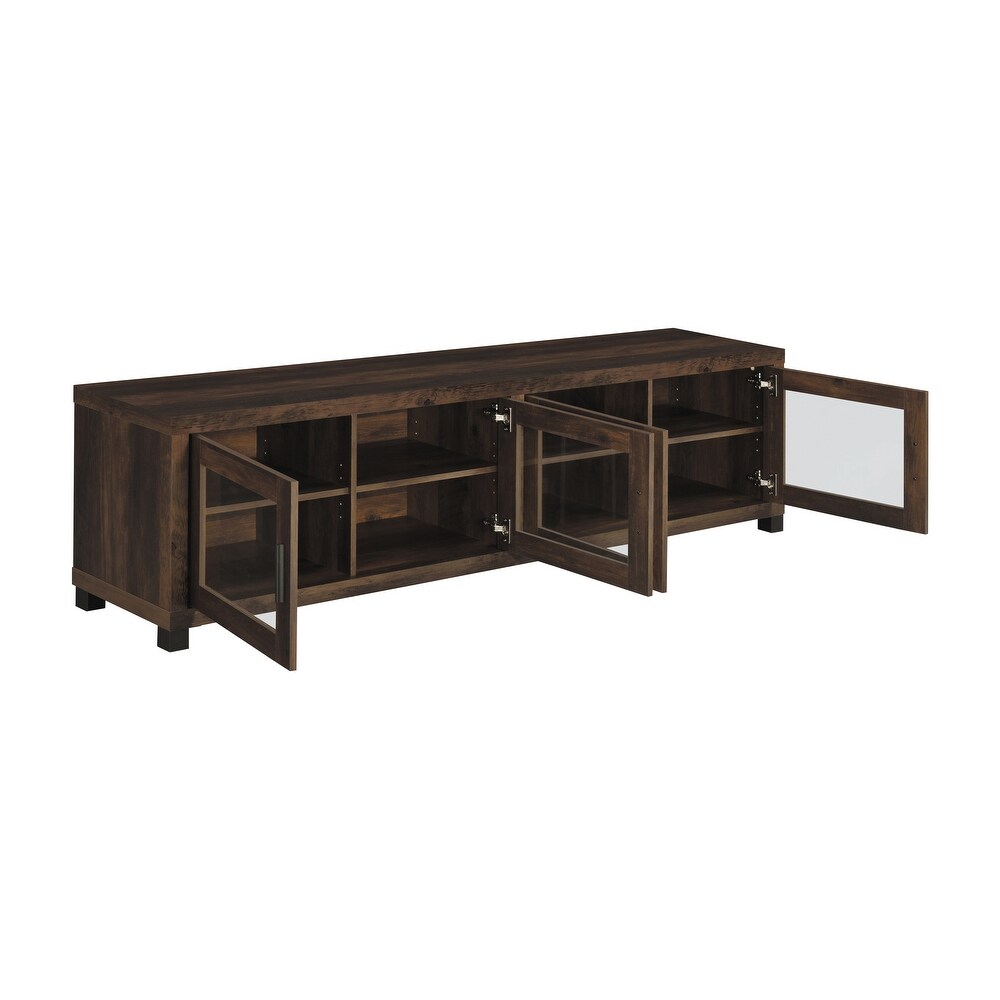 Coaster Furniture Sachin Rectangular TV Console with Glass Doors