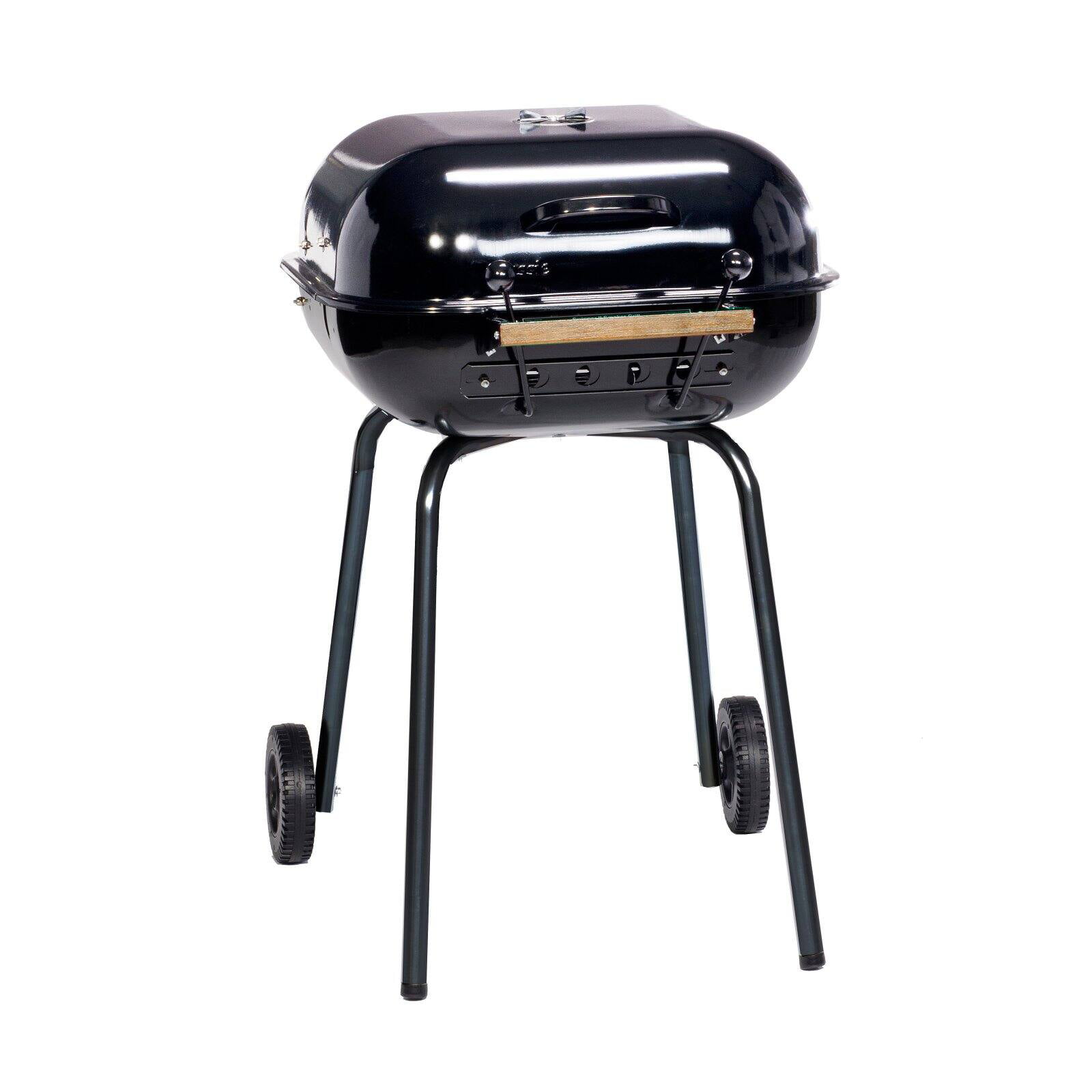 Americana Swinger 332 sq. Inch Charcoal Grill - Black