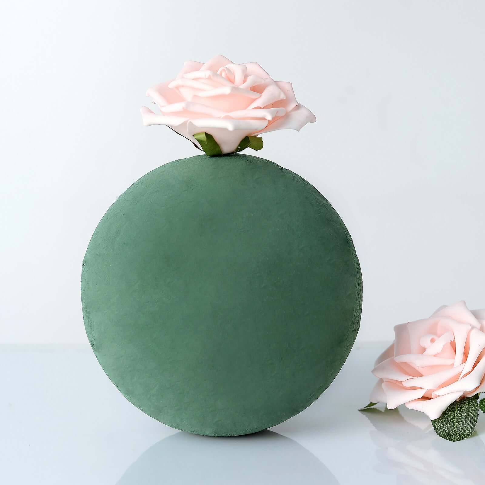 Green DIY Flower Arrangements Craft Foam Ball, Smooth Floral Foam Ball 8