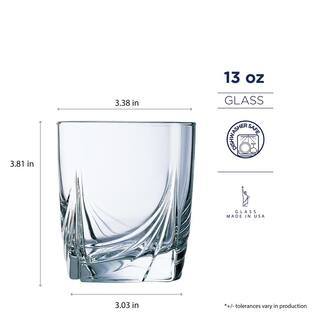 Luminarc Ascot 13 oz. DOF Glass (Set of 4) N8769