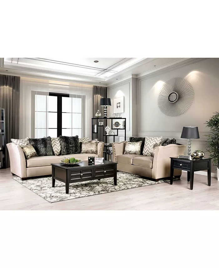 Furniture of America Keinisha Upholstered Sofa