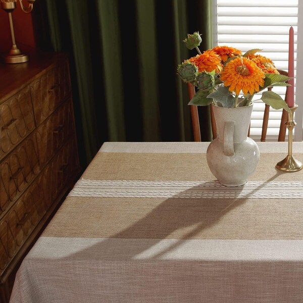 Rustic Tablecloth Cotton Linen Waterproof Tablecloths