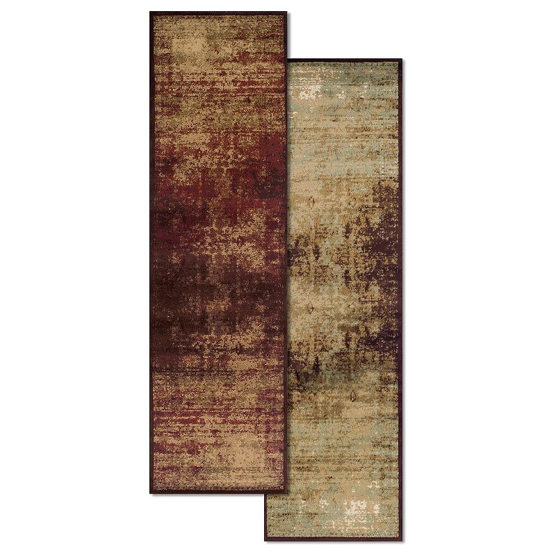 Superior Acid Wash Modern Area Rug