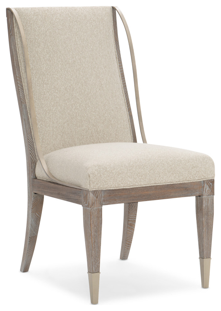 Open Arms Side Chair   Transitional   Dining Chairs   by Caracole  Houzz