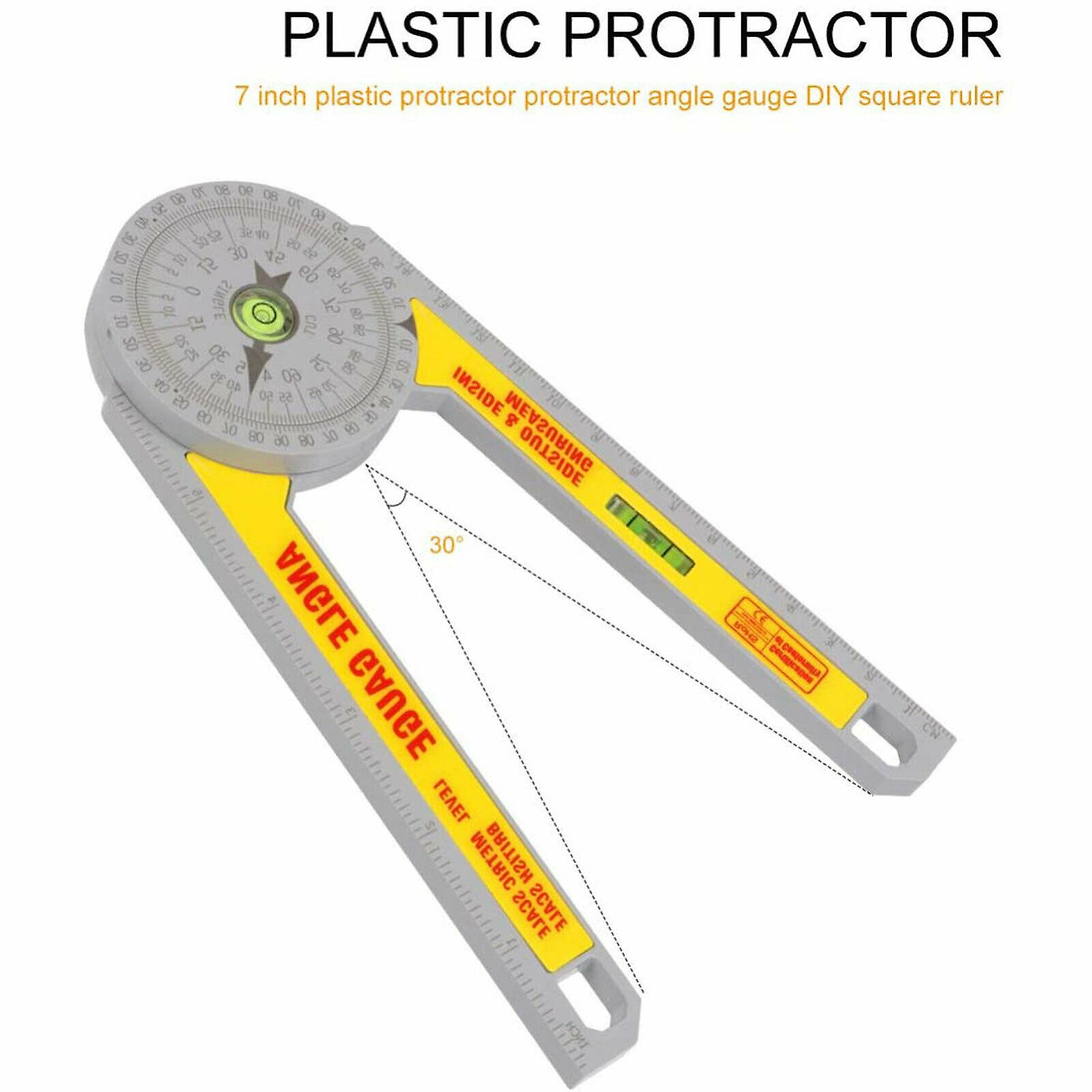 Angle Finder Miter Saw Protractor Measuring Ruler Tool Goniometer Pro Durable