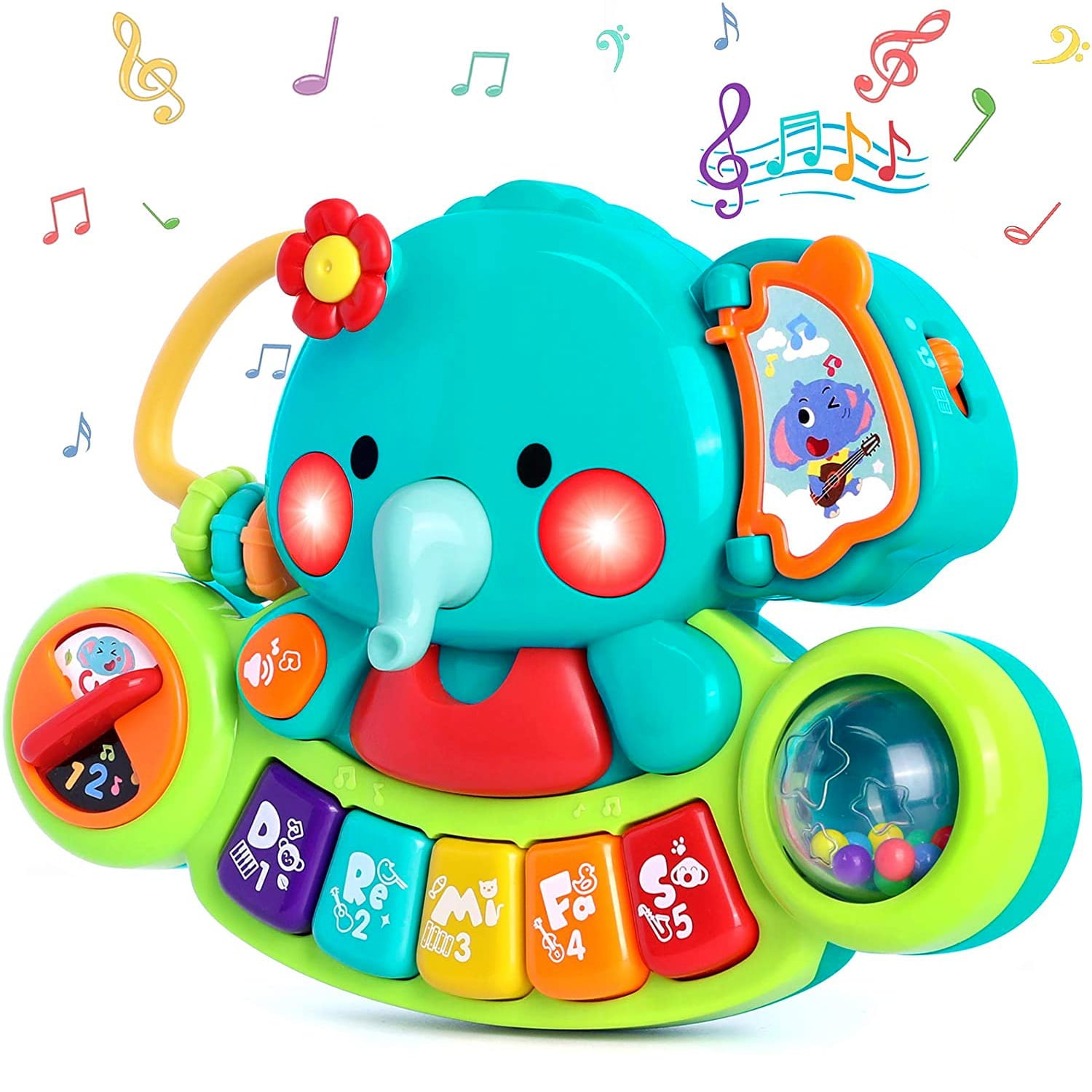 Baby Toys 6-12 Months， Early Learning Educational Piano Keyboard Infant Toddler Toys， Toys for 1 2 3 Year Old Boys Girls