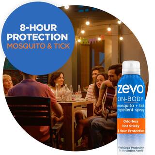 ZEVO On-Body 6 oz. Mosquito and Tick Insect Repellant Aerosol Spray 081813501765