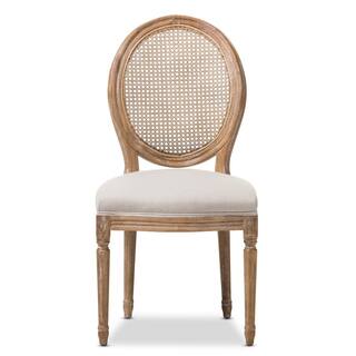 Baxton Studio Adelia Beige Fabric Upholstered Dining Chair 28862-7335-HD