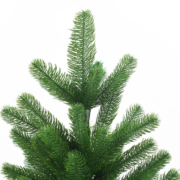 vidaXL Christmas Tree Artificial Xmas Tree with NeedleShaped Branches Green