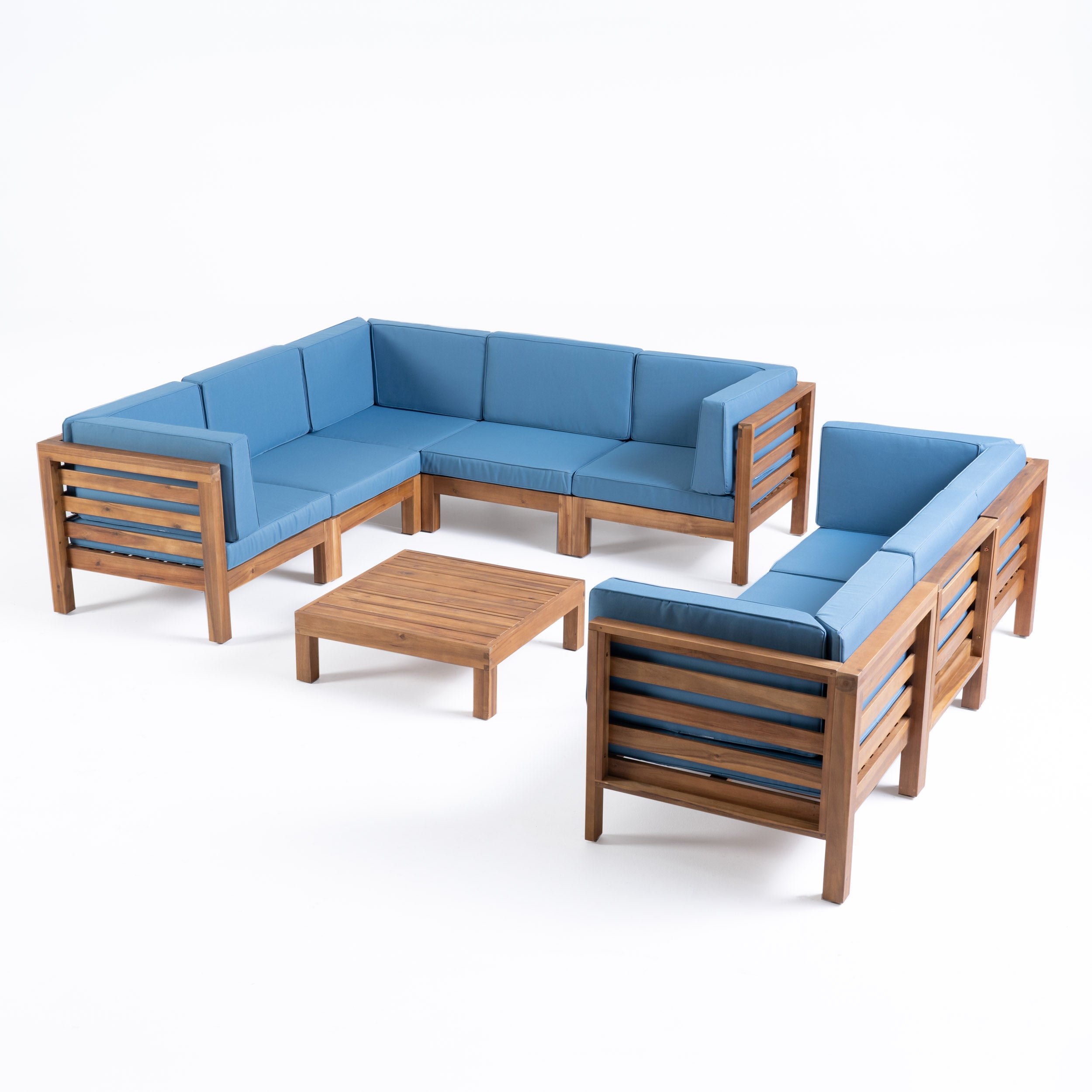 Ravello Outdoor Sectional Sofa Set with Coffee Table