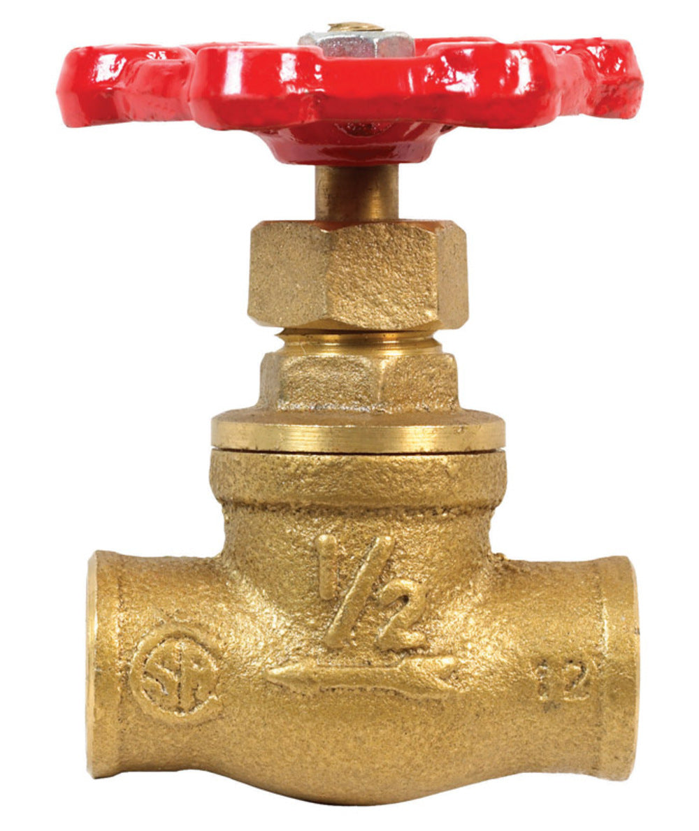 STOP VALVE BRS 1/2