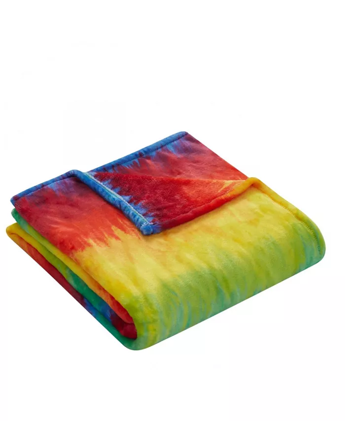 Kate Aurora Rainbow Ultra Soft and Plush Oversized Accent Throw Blanket - 50 in. W x 70 in. L