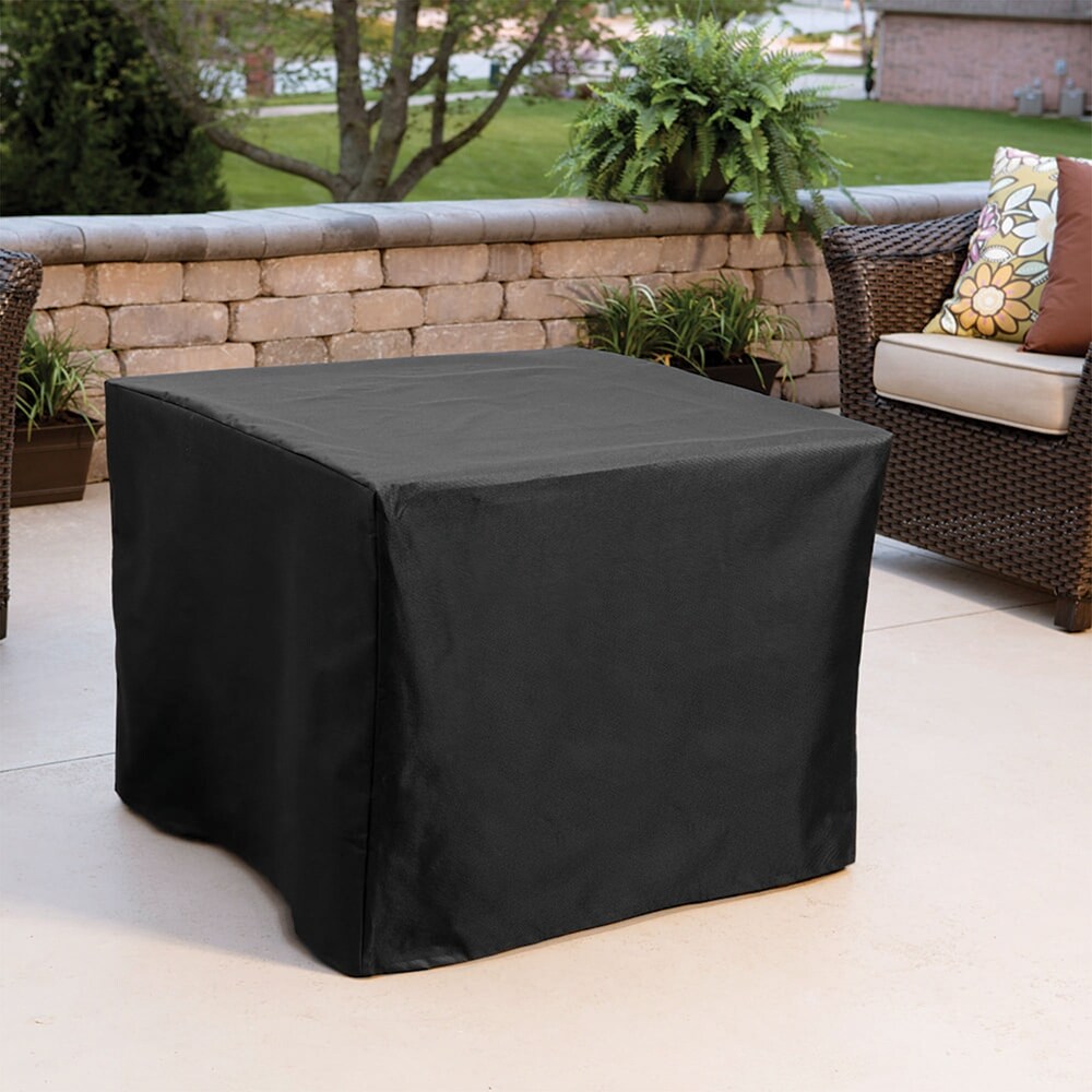 Endless Summer 30 000 BTU LP Gas Outdoor Patio Fire Pit Table w/Black Fire Glass   73