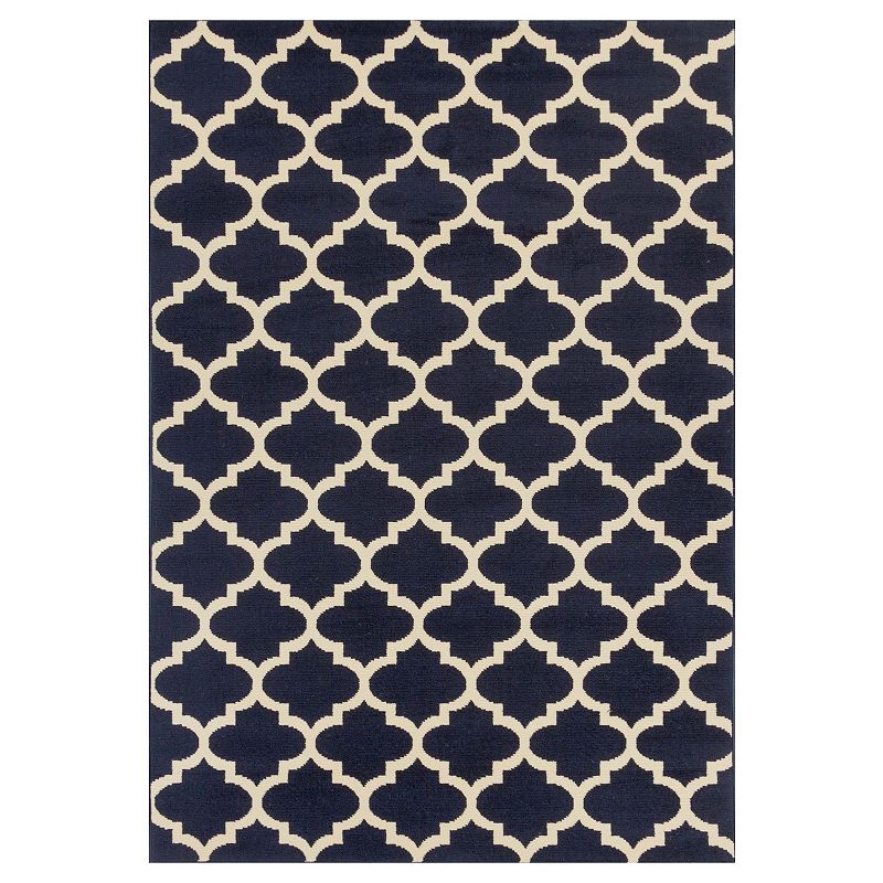 SUPERIOR Modern Quatrefoil Indoor Area Rug