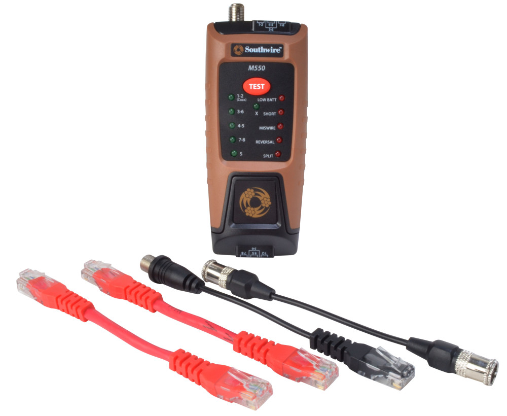 Southwire M550 Continuity Tester for Data and Coax Cables ;