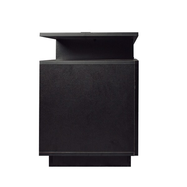 Media TV Stand Console Table Entertainment Center， 2 Storage Cabinet with Open Shelves for 80