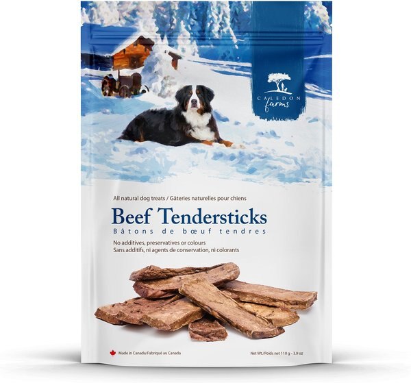 Caledon Farms Beef Tendersticks Dog Treats， 110-gm bag