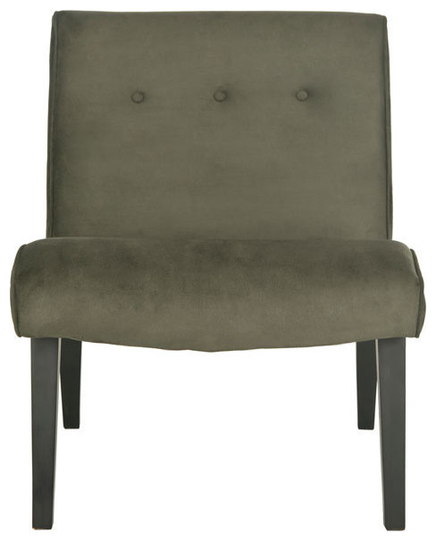 Dale Chair With Buttons Forest Green   Transitional   Armchairs And Accent Chairs   by Rustic Home Furniture Deco  Houzz