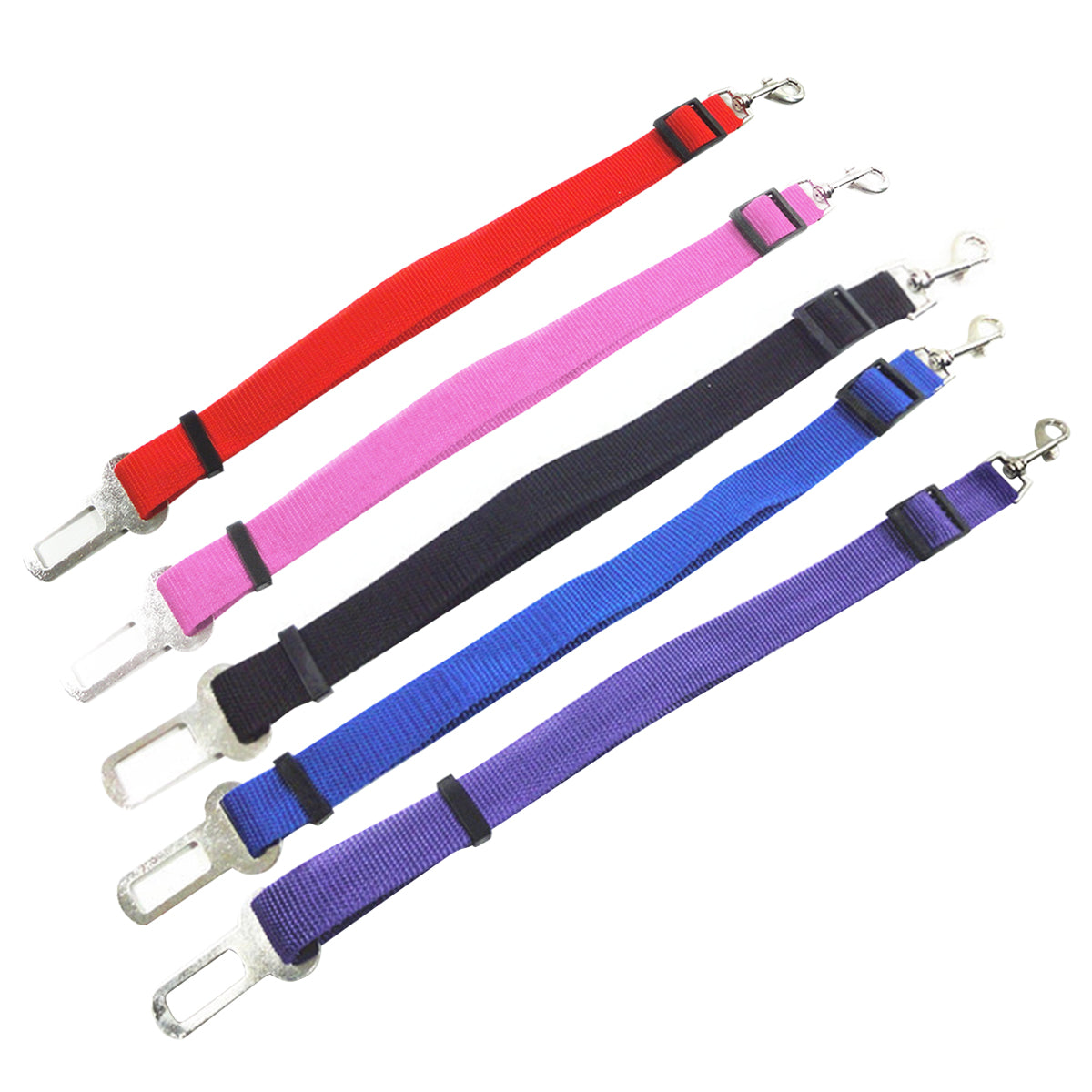 Camidy Adjustable Pet Dog Cat Car Seat Belt Safety Leads Vehicle Seatbelt Harness