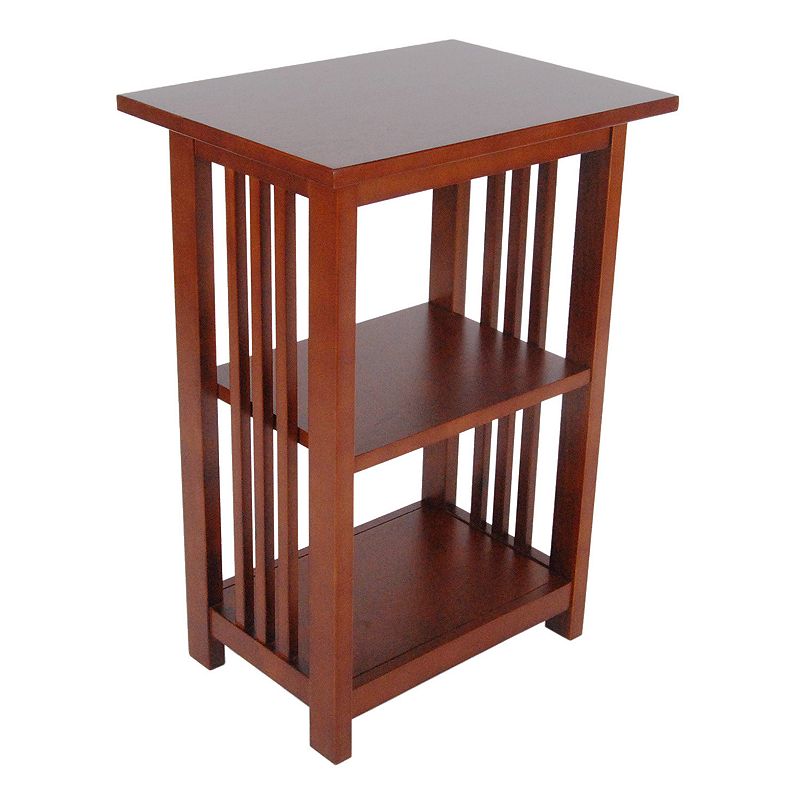 Alaterre Mission 2-Shelf End Table