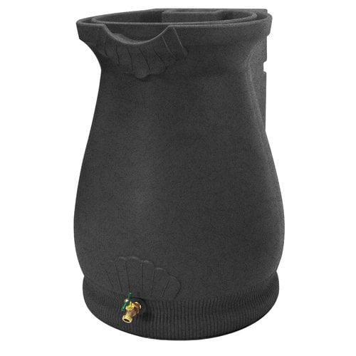 Good Ideas Rain Wizard Urn 50 Gallon Rain Barrel - Oak