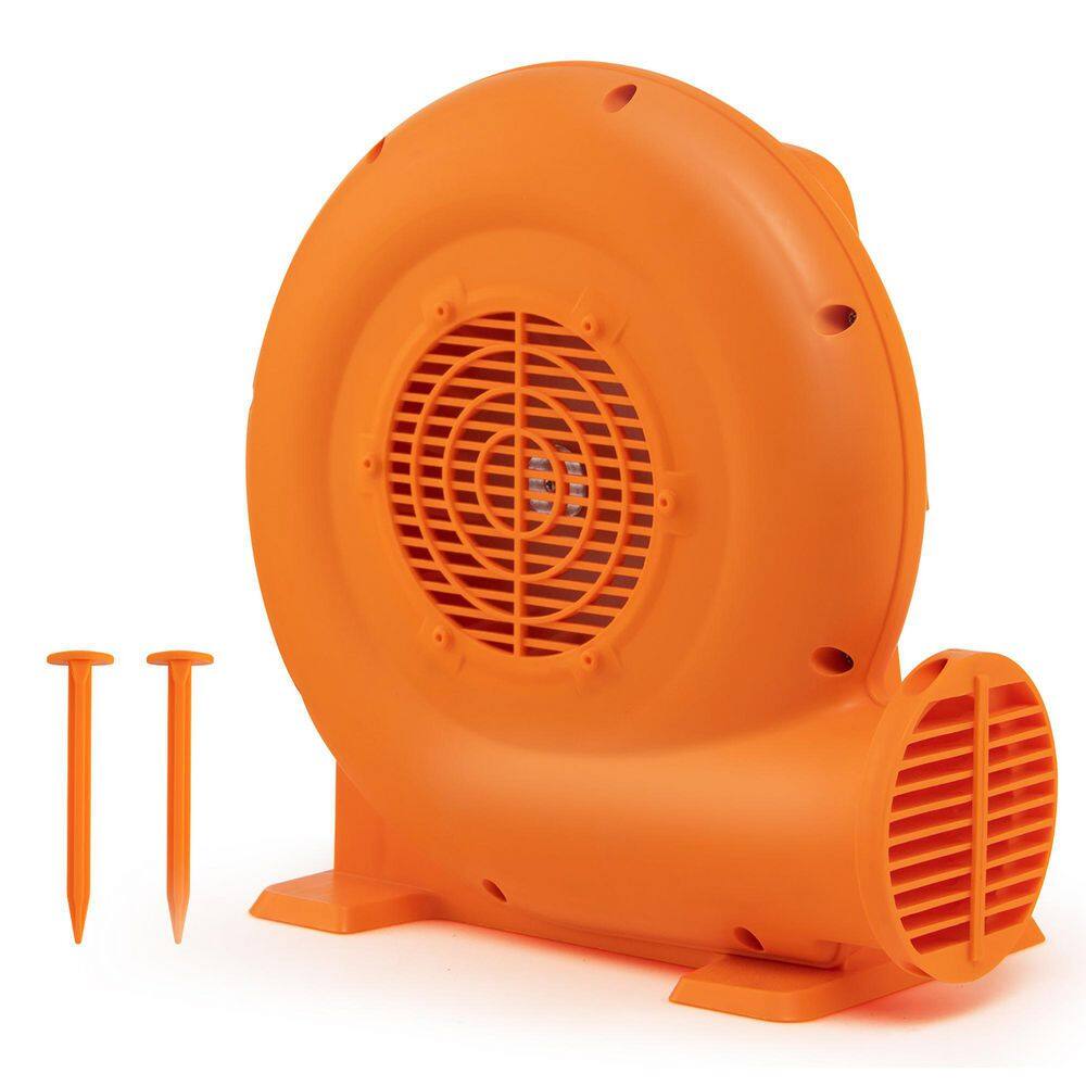 Costway 550-Watt 0.7 HP Air Blower for Inflatables w25 ft. Wire and GFCI Plug for Indoor Outdoor Bounce House ES10150US