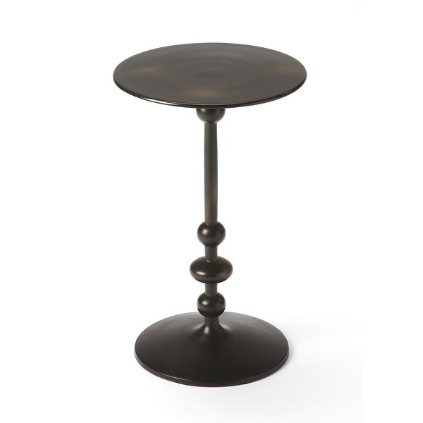 Zora Iron Pedestal End Table