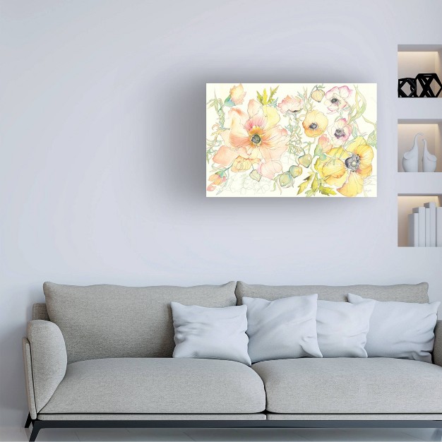 12x19 Kristy Rice x27 pastel Garden Ii x27 Canvas Art