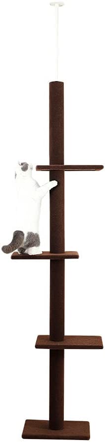 Cat Craft Floor-to-Ceiling Carpet Cat Tree