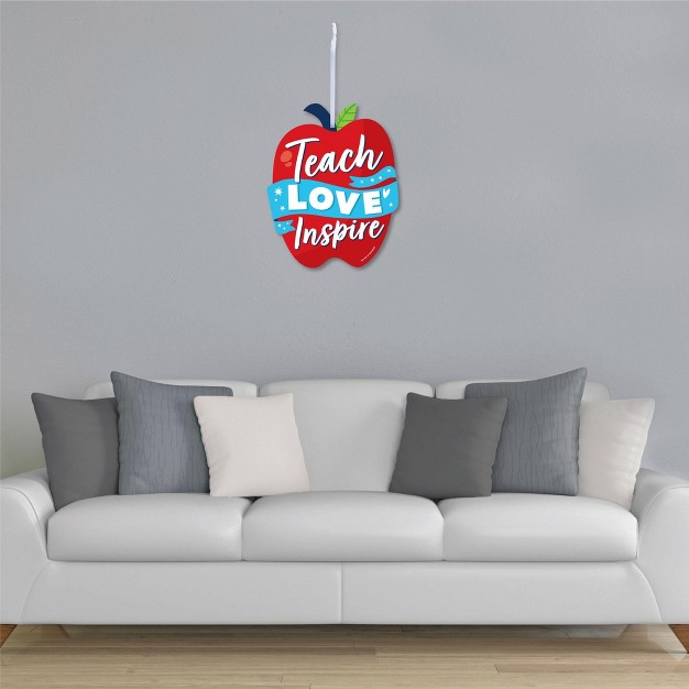 Big Dot Of Happiness Thank You Teachers Hanging Porch Teacher Appreciation Outdoor Decorations Front Door Decor 1 Piece Sign