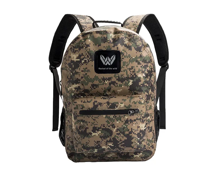 camouflage color 600D Manufacturers Outdoor Camping Waterproof School Bag Backpack