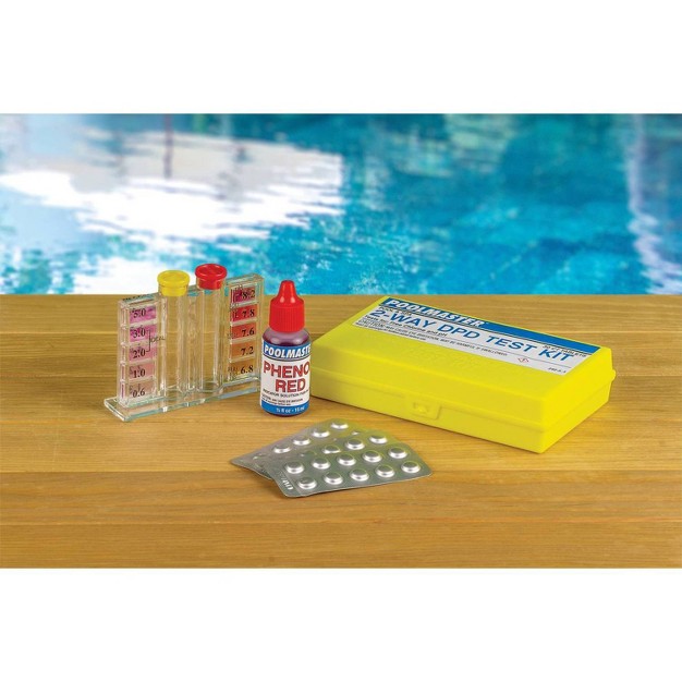 Poolmaster 2 way Swimming Pool And Spa Water Test Kit With Dpd Tablets And Case Essential Collection