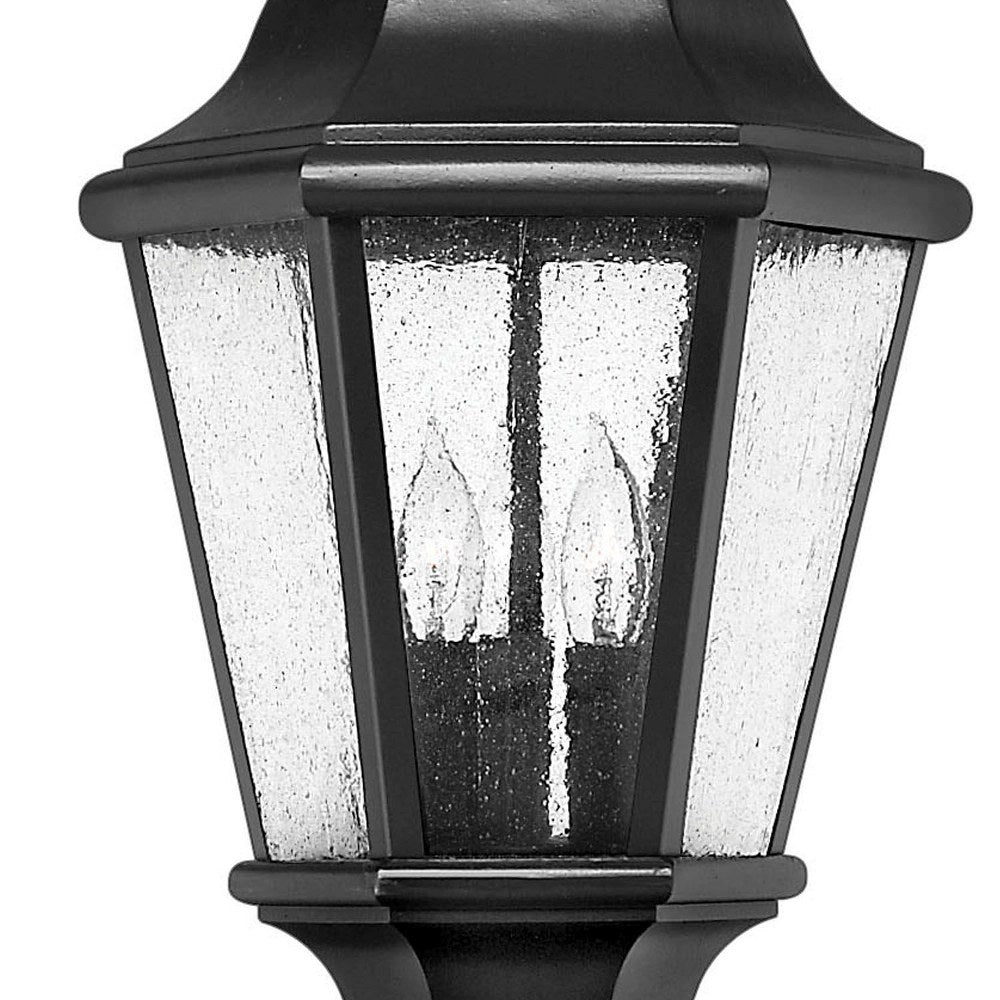 3 Light Large Outdoor Low Voltage Post Top or Pier Mount Lantern in Traditional Style 10 inches Wide By 21.25 inches High-Black Finish-E26 Medium