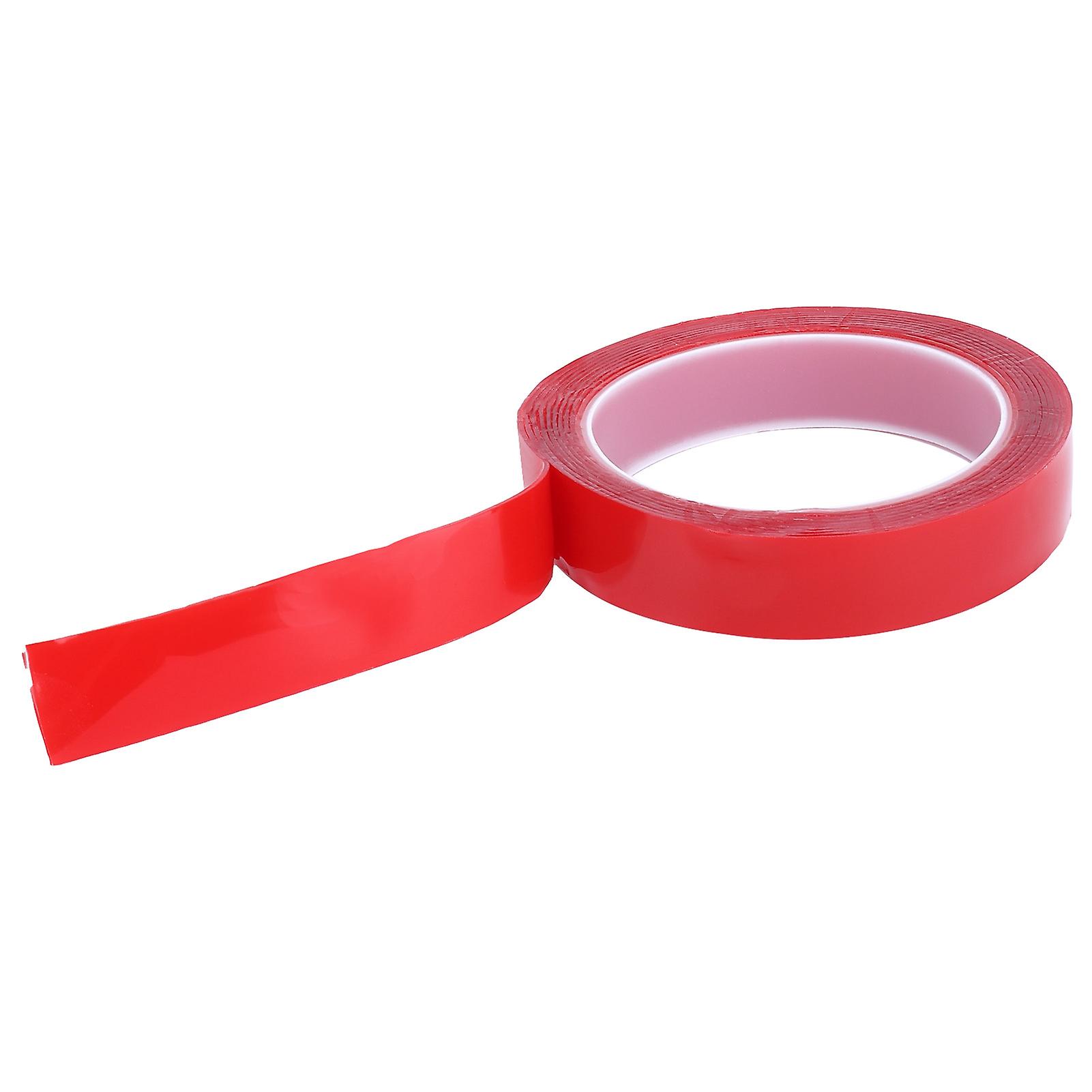 Double Sided Tape Nanometer Seamless Removable Adhesive Tape For Wall Photo Poster Red2cm X 3 M